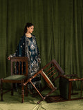 Mahnur Kaia Slub Linen Embroidered Unstitched 3-Piece Suit-K- 07