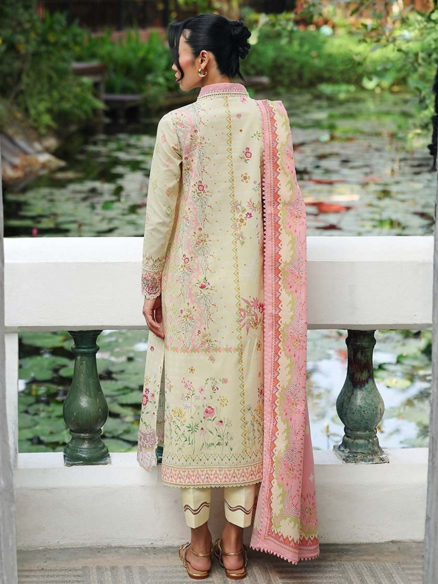 Qalamkar Qprints Lawn'26 Embroidered Unstitched 3-Piece Suit-AX-03-(A)-Mairi