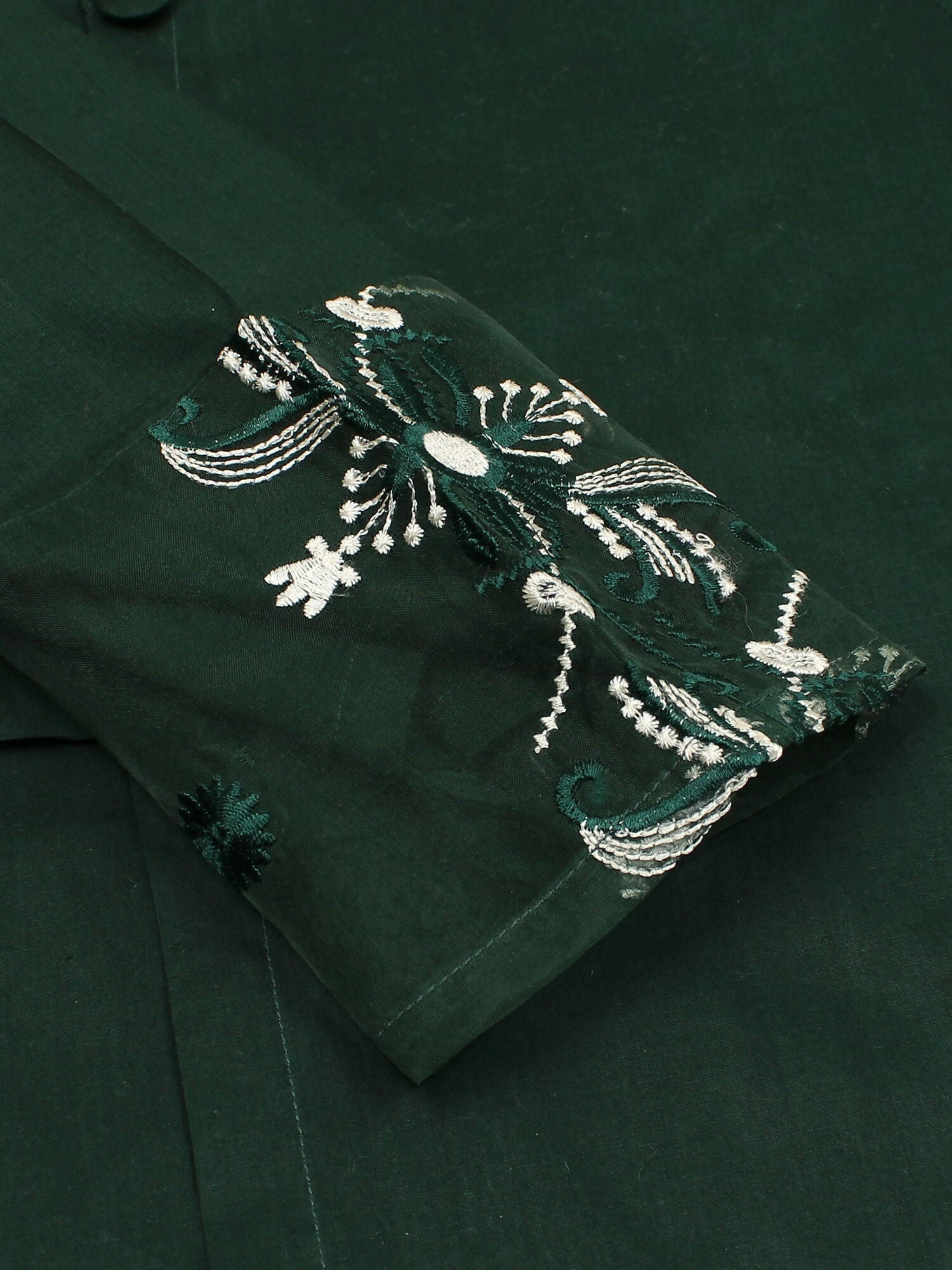 Velvour Girls Cotton Embroidered Co-Ord Set-VG174-A