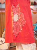 Velvour Girls Cotton Embroidered Stitched Kurti-VG98-A