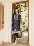 Panache Apparel Chambray Katan Embroidered Stitched Suit-Aroosh