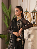 Hemstitch Chiffon Embroidered Stitched 3-Piece Suit-Leia