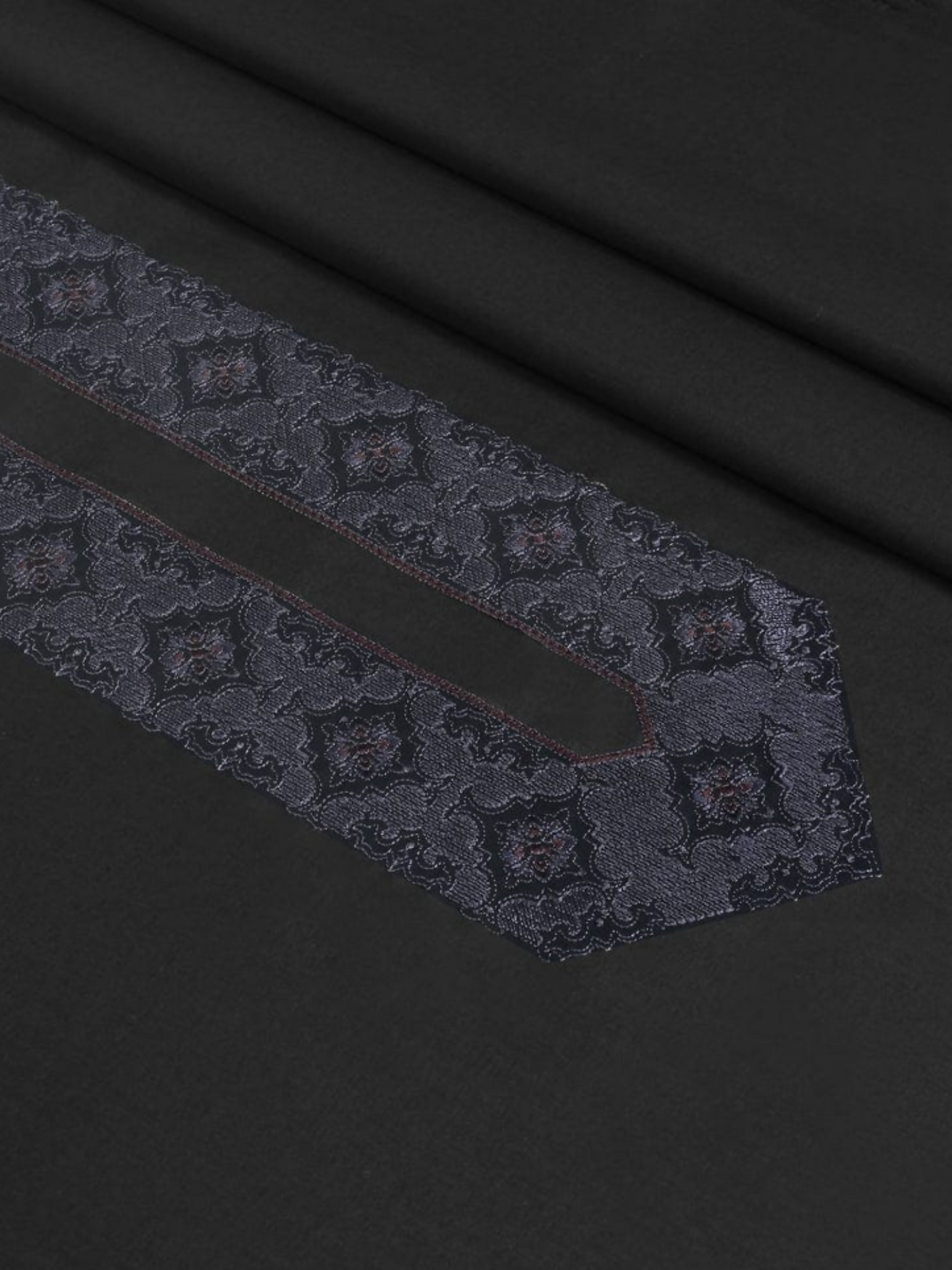 Fabrich Monochrome Edit'26 Wash & Wear Embroidered Unstitched Shalwar Kameez-Black-FAB-9109