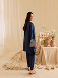 Mahnur Lawn Embroidered Stitched 2-Piece Suit-Bluebell