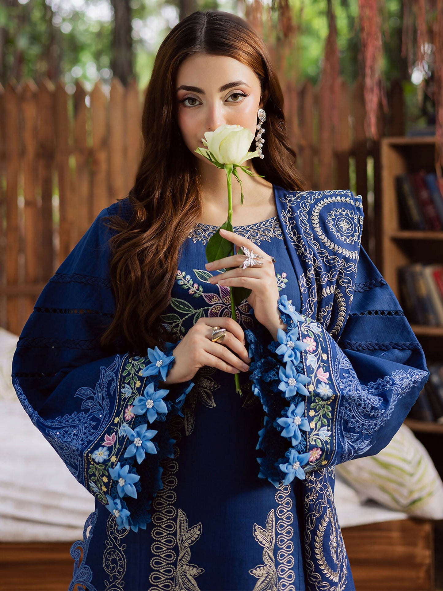 Parishay Winterwood Tales Khaddar Embroidered Stitched 3-Piece Suit-WW - 02