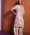 Hussain Rehar Basic Not Basic IV Raw Silk Printed Stitched 2-Piece Suit-Champagne