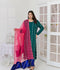 Ruby's Couture Chamak Dhamak Chiffon Embroidered Stitched 3-Piece Suit-Simran