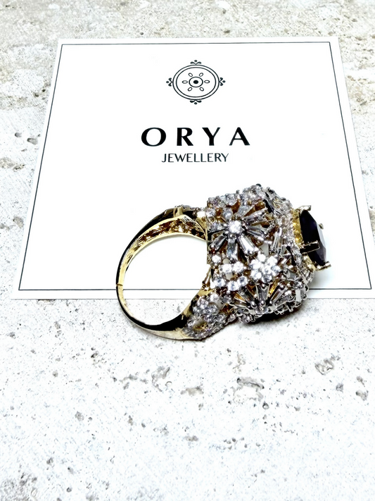 Orya Jewellery Adjustable Crest Ring