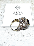 Orya Jewellery Adjustable Crest Ring