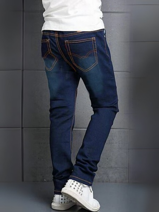 Funky's Plain Premium Stretchy Slim Fit Denim Pant-12172