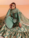 Hussain Rehar Candy Soap Raw Silk Embellished Stitched 3-Piece Suit-Gelar