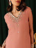 Allure By IH Organza Embellished Stitched 3-Piece Suit-Feriya