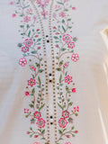 MAK Fashion Dobby Lawn Embroidered Co-Ord Sett-Fiora