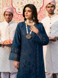 Mahnur Husn e Jahan Luxury Lawn Embroidered Stitched 3-Piece Suit-Cyania