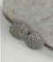 H&A Jewellery Silver Rhodium-Plated with Zircon Earring