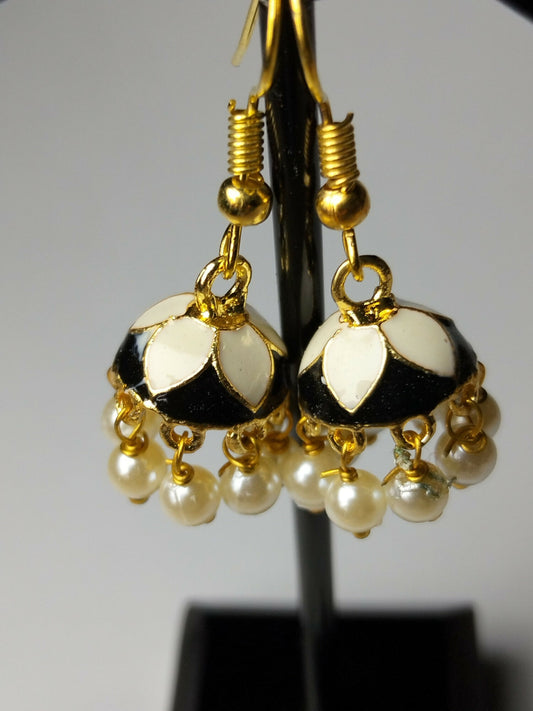 H&A Jewellery Jaipuri Jhumki Earrings