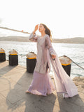 Farooq Hameed Studio EiD Collection'26 Pure Silk Embroidered Stitched 3-Piece Suit-Ilyaana