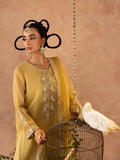 Shurooq Geet Organza Embroidered Stitched 3-Piece Suit-Jhoomar