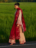 Hussain Rehar Lawn Embroidered Stitched 3-Piece Suit-Shiren
