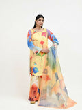 Imran Aftab Basant Mela Raw Silk Printed Unstitched 3-Piece Suit-IARP 04