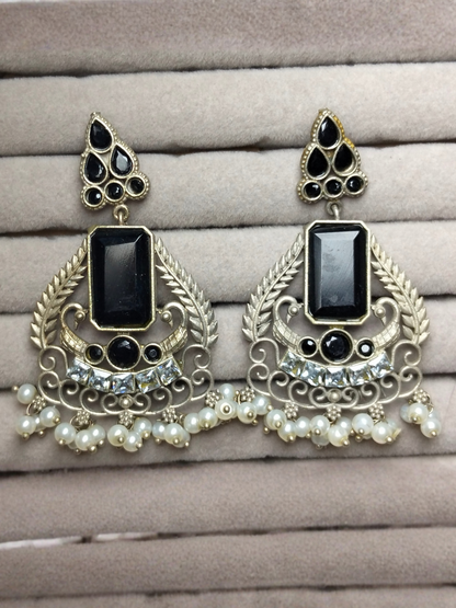 H&A Jewellery Oxidized Brass Handmade Earrings