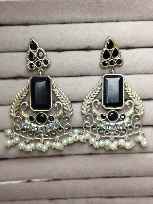 H&A Jewellery Oxidized Brass Handmade Earrings