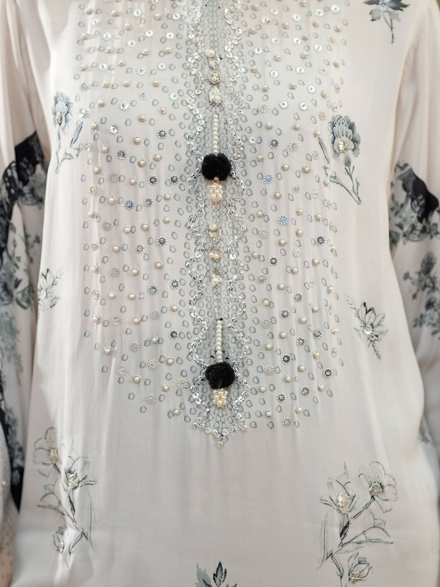 Shiza Hassan Miha Luxury Pret Pure Grip Embellished 2-Piece Suit-Elvi