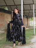Panache Apparel Daily Essentials RTW Linen Printed Stitched Suit-Shabnam