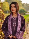 Panache Apparel Khaddar Embroidered Stitched Suit-Arwa-purple