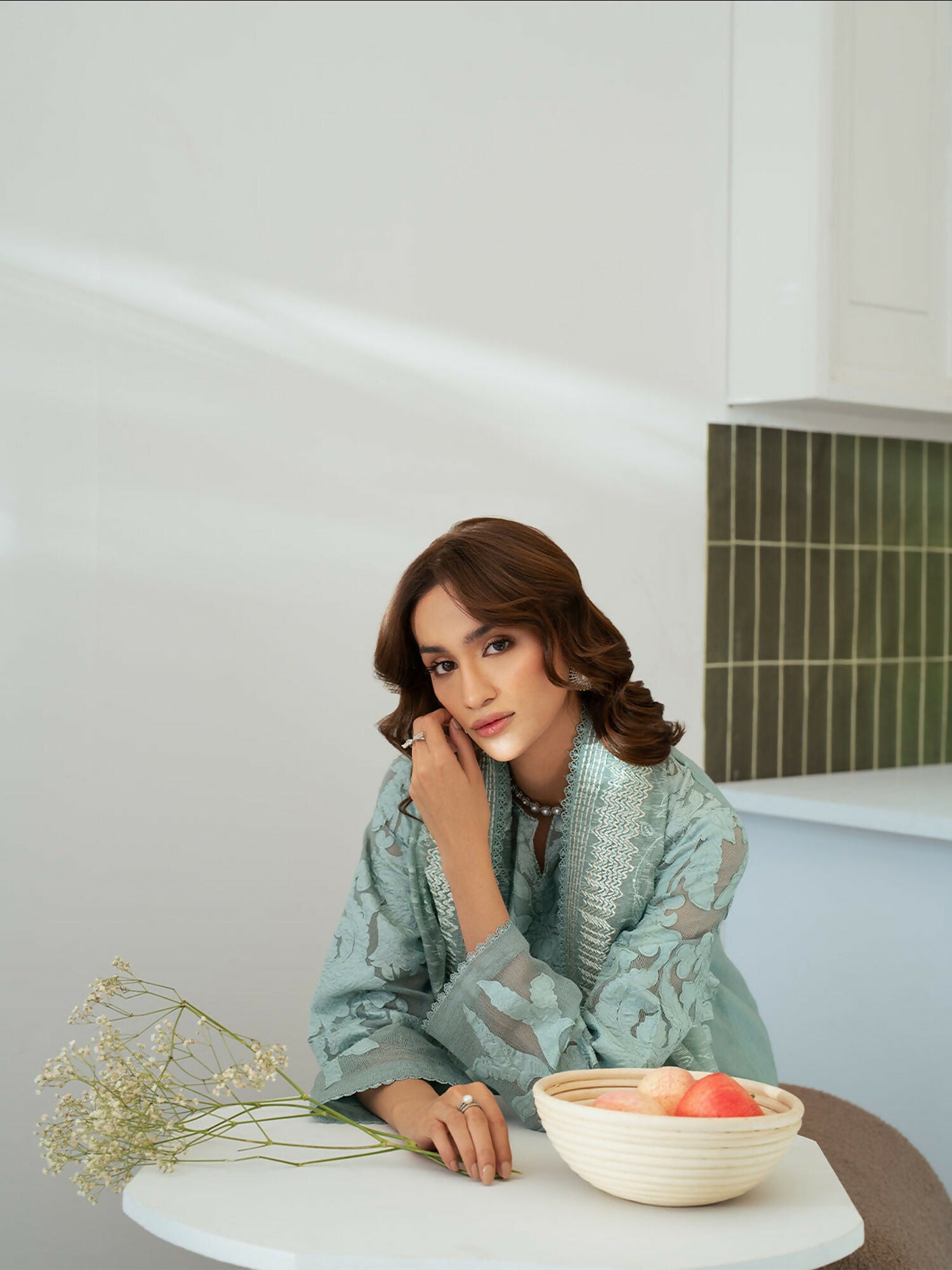 Mahnur Sera Pret'26 Net Embroidered Unstitched 3-Piece Suit-SP-03