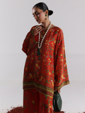 Binilyas Silk Digital Printed Co-Ord Set-30084