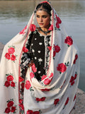 Hussain Rehar Karandi'25 Embroidered Unstitched 3-Piece Suit-Rose