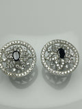 H&A Jewellery One Carat American Diamond Stud Earrings