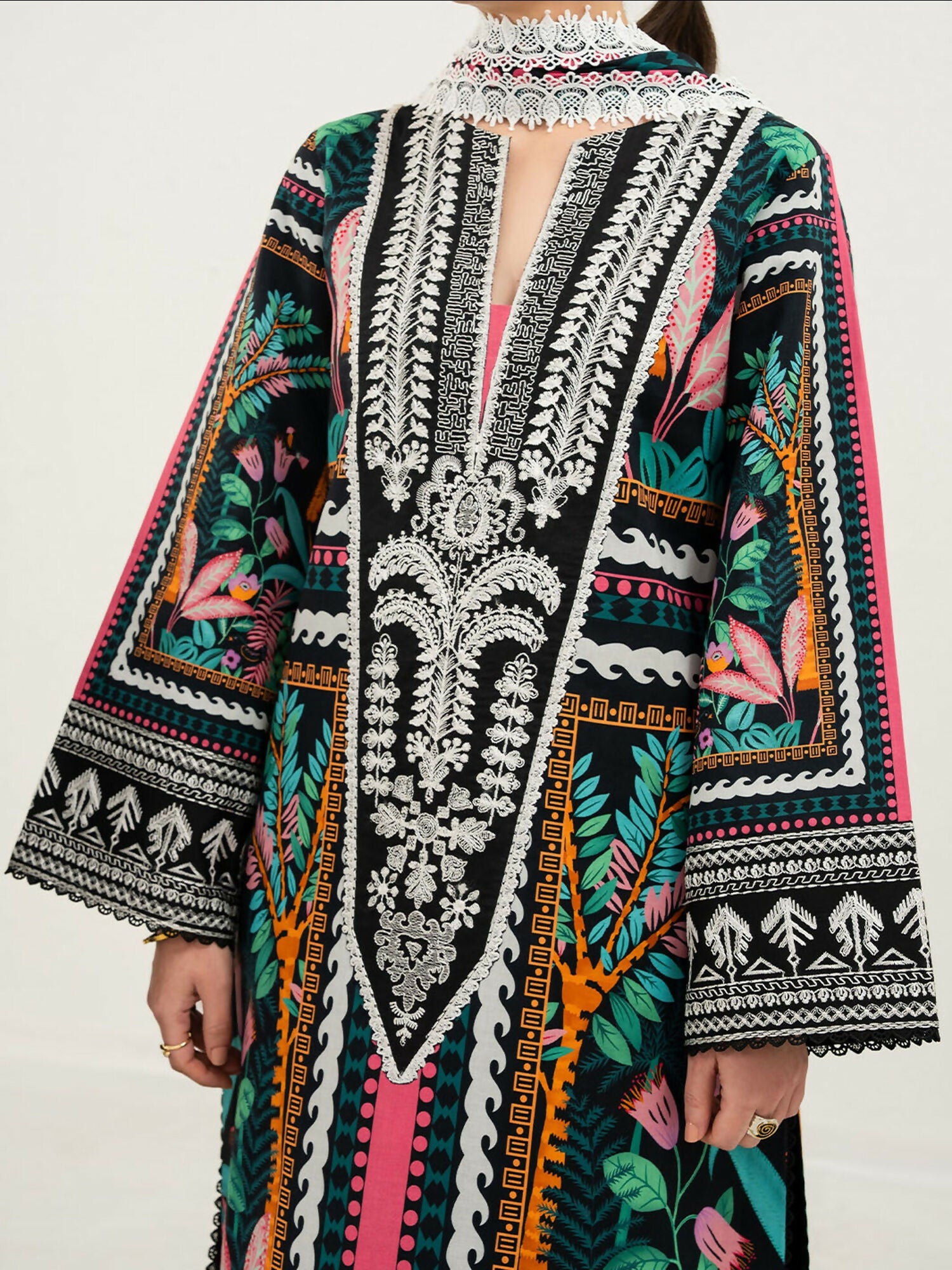 Mahnur Anaya Lawn Vol-1 Embroidered Unstitched 3-Piece Suit-ANA-020