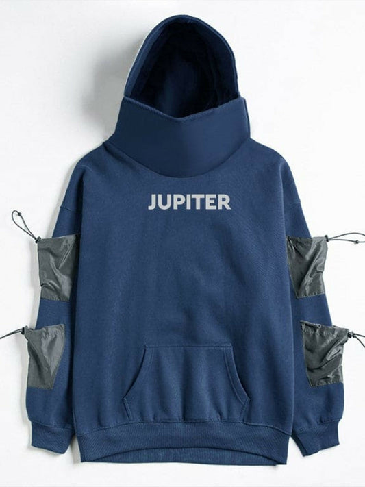 Black,Blue ,Grey, Green and brown Jupiter Samurai Premium Poly Fleece Hoodies-14049