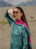 Maria B Slub Khaddar Printed Unstitched 3-Piece Suit- 509 - A