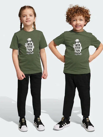 Jupiter Printed Non Stop Fun Twin Set-13747