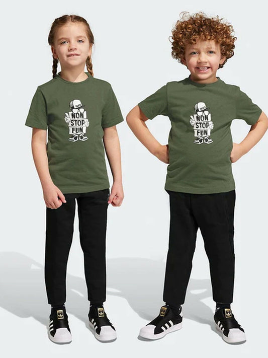 Jupiter Printed Non Stop Fun Twin Set-13747