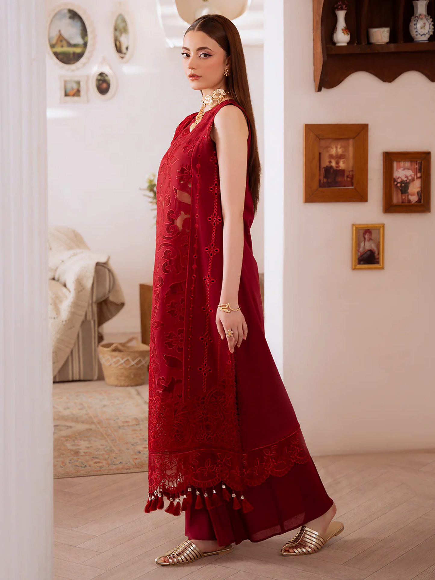 Mahnur Shanaya Lawn Embroidered Stitched 3-Piece Suit-SN-05