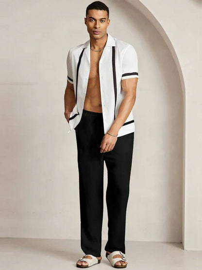 Jupiter Plain Blackline Contrast Coord Set-15108