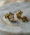 H&A Jewellery Gold Polished Stud Earrings