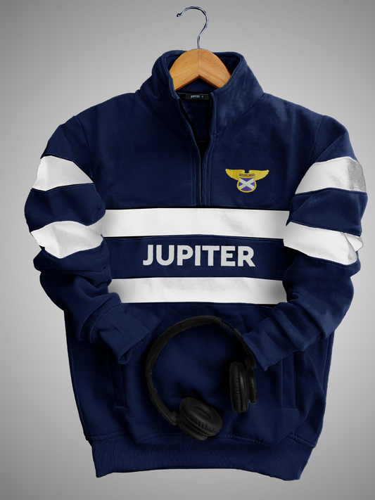 Jupiter Aviator Synthetic Poly Fleece Sweat Shirt Top-14143