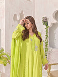 Ruby's Couture Shireen Raw Silk Embroidered Stitched 3-Piece Suit-Chandi