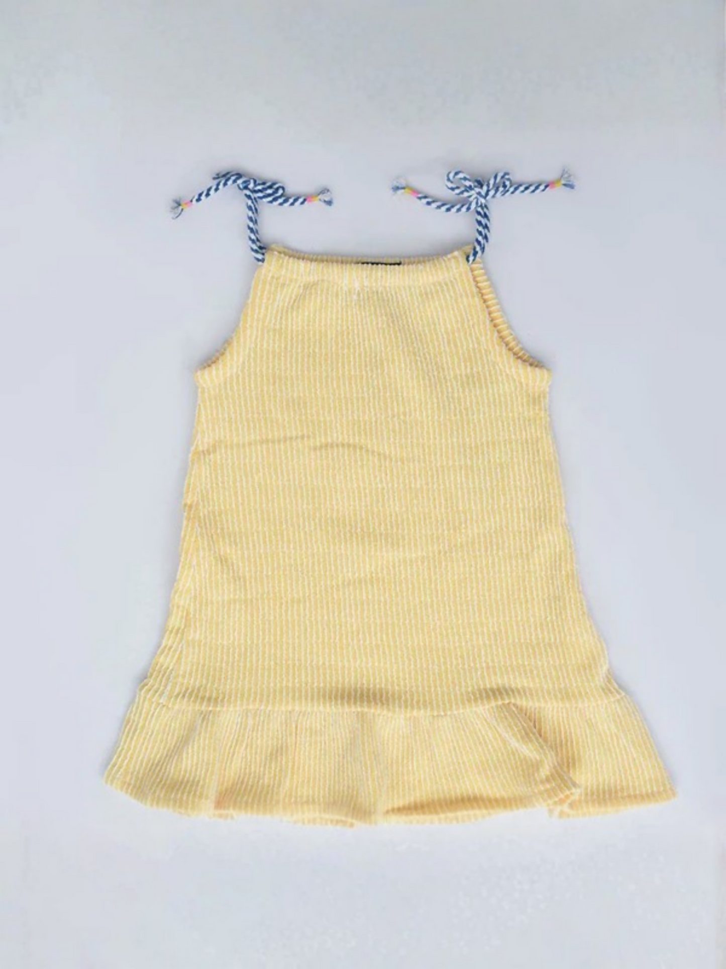 Yellow Funky' s Single Cord Knit Trendy Top-13851