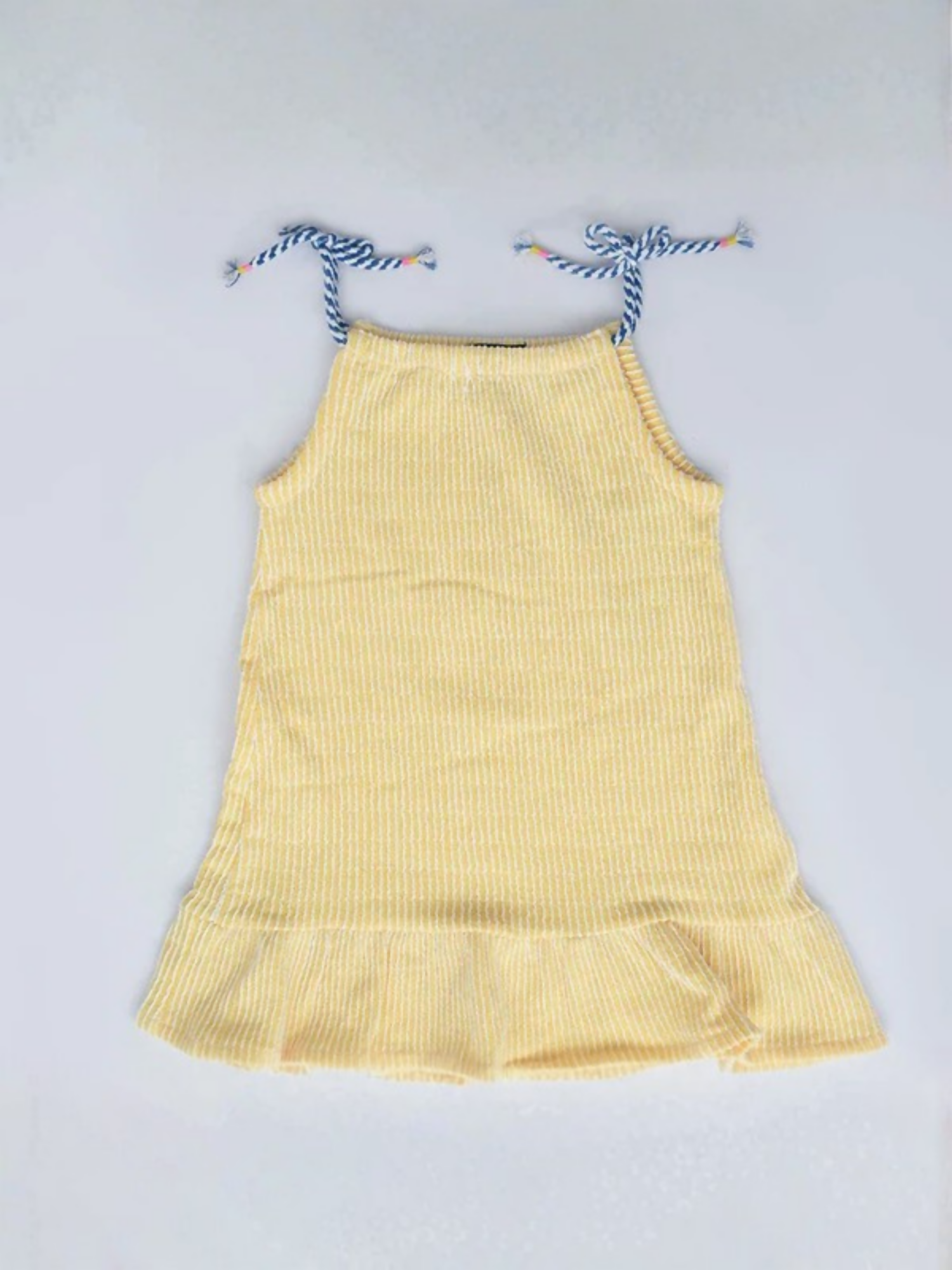 Yellow Funky' s Single Cord Knit Trendy Top-13851