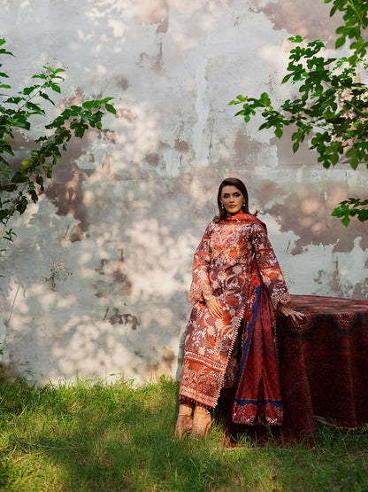 Parishay Rang e Sarma Khaddar Embroidered Unstitched 3-Piece Suit-SAR-02