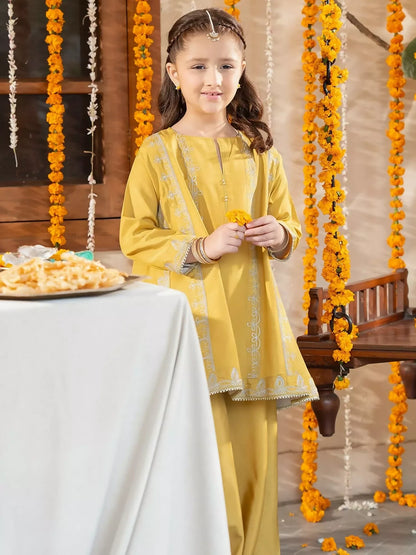 Panache Apparel Noore Eid Edit Sheesha Silk Embroidered Stitched Suit-Hoor