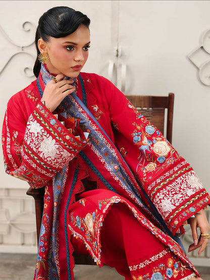 Binilyas Lumina Summer Lawn Embroidered Unstitched 3-Piece Suit-L73-B