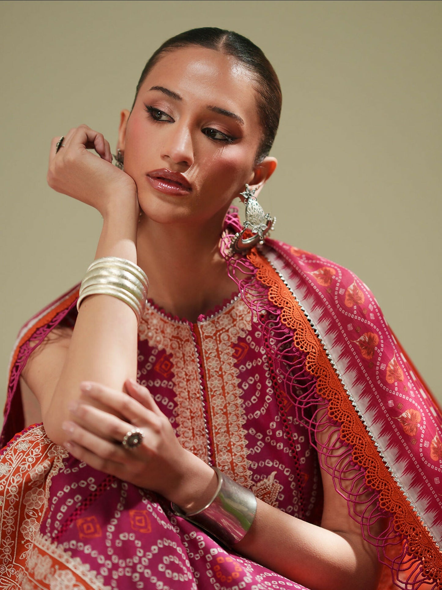 Binilyas Jojo Summer'26 Lawn Embroidered Unstitched 3-Piece Suit-87A