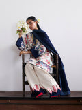 Hussain Rehar Luxury Lawn Embroidered Stitched 3-Piece Suit-Aeri